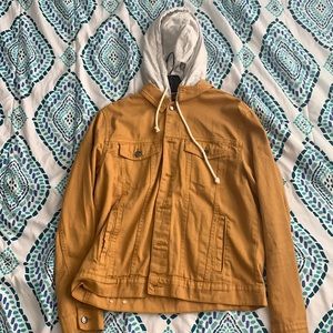 Tan Hoodie/Bomber jacket for Sale!